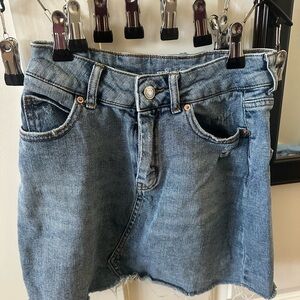 wild fable Light Blue Denim Mini Skirt
